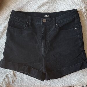 BDG Women's Black Corduroy Shorts